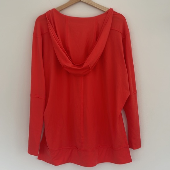 Free People Movement Soul Circle Hooded Long Sleeve Atomic Orange Small NWOT - Picture 9 of 13